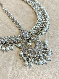 Silver Mathapatti - Pearl - SOKORA JEWELSSilver Mathapatti - Pearl