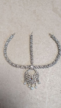 Silver Mathapatti - Pearl - SOKORA JEWELSSilver Mathapatti - Pearl