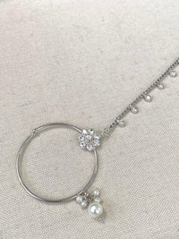 Silver Nose ring - Pearl (Slide type) - SOKORA JEWELSSilver Nose ring - Pearl (Slide type)