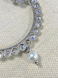 Silver Nose ring - Pearl (Slide type) - SOKORA JEWELSSilver Nose ring - Pearl (Slide type)