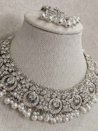Simmi Silver Necklace Set - SOKORA JEWELSSimmi Silver Necklace Setnecklace sets
