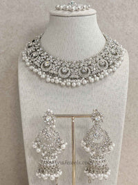 Simmi Silver Necklace Set - SOKORA JEWELSSimmi Silver Necklace Setnecklace sets