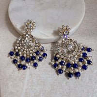 Simmi Small Earrings - Navy - SOKORA JEWELSSimmi Small Earrings - Navy