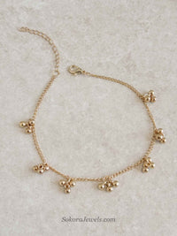 Simple Ball Anklet - SOKORA JEWELSSimple Ball Anklet