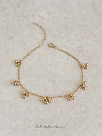 Simple Ball Anklet - SOKORA JEWELSSimple Ball Anklet