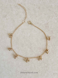 Simple Ball Anklet - SOKORA JEWELSSimple Ball Anklet