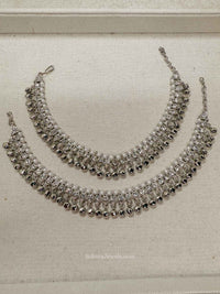 Simple Belled Anklets - Silver - SOKORA JEWELSSimple Belled Anklets - Silver
