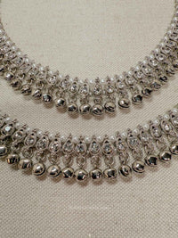 Simple Belled Anklets - Silver - SOKORA JEWELSSimple Belled Anklets - Silver