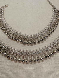 Simple Belled Anklets - Silver - SOKORA JEWELSSimple Belled Anklets - Silver