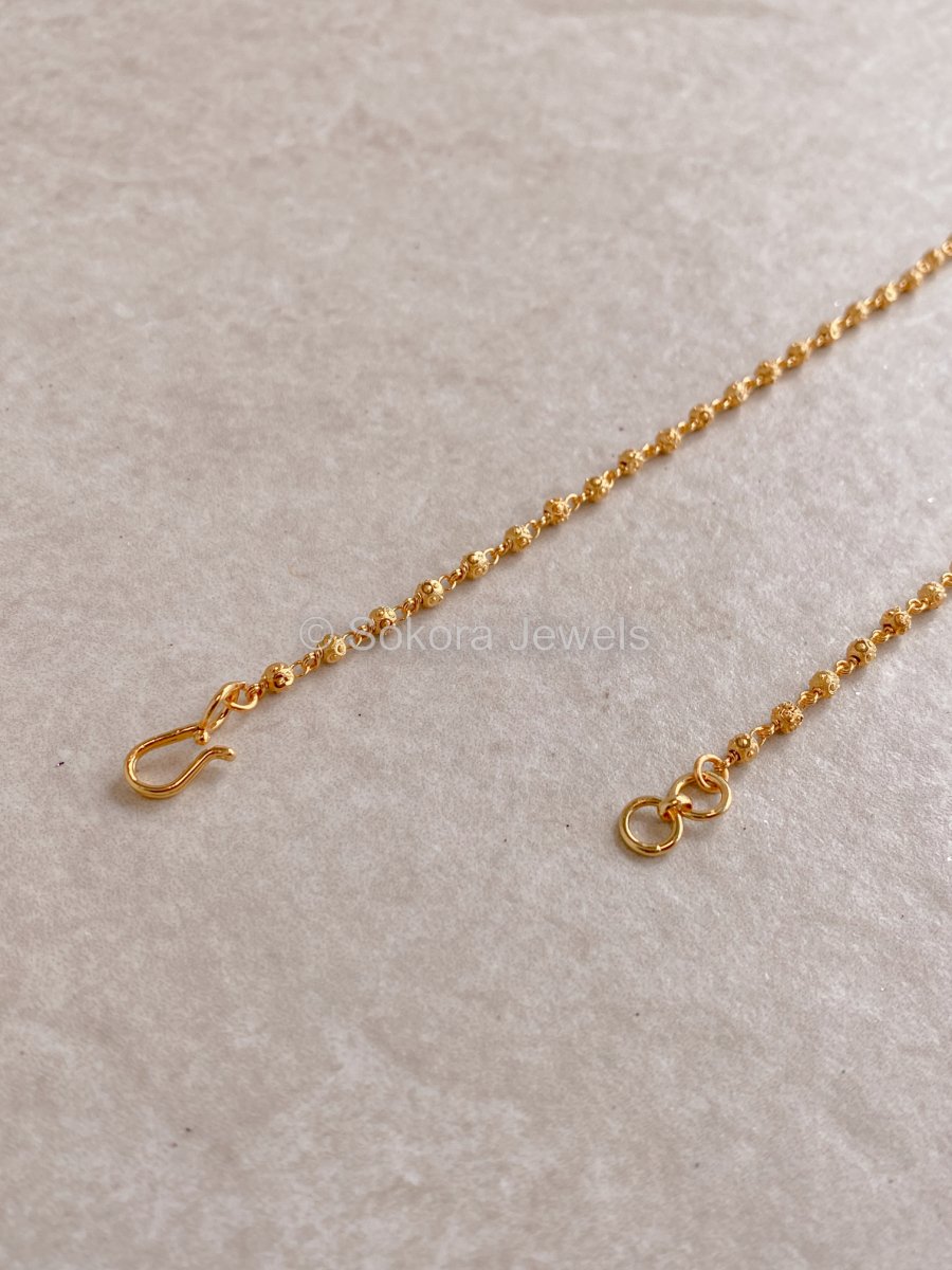 Simple Bright Gold Earring Chains - SOKORA JEWELSSimple Bright Gold Earring ChainsEARRINGS