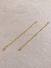 Simple Bright Gold Earring Chains - SOKORA JEWELSSimple Bright Gold Earring ChainsEARRINGS