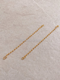 Simple Bright Gold Earring Chains - SOKORA JEWELSSimple Bright Gold Earring ChainsEARRINGS