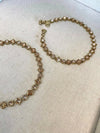 Simple Crystal Anklets - Champagne - SOKORA JEWELSSimple Crystal Anklets - Champagne