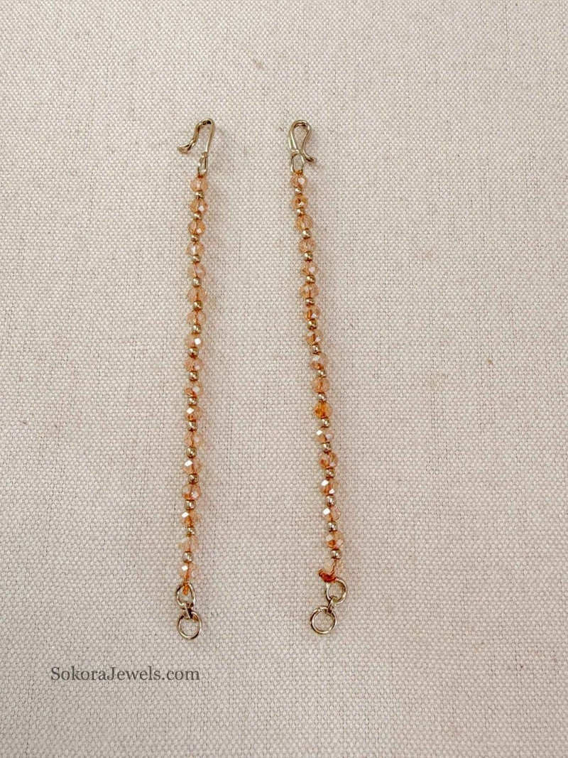 Simple Golden Earring Chains - SOKORA JEWELSSimple Golden Earring ChainsEARRINGS