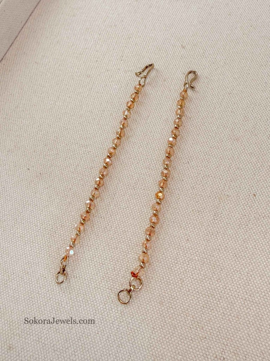 Simple Golden Earring Chains - SOKORA JEWELSSimple Golden Earring ChainsEARRINGS