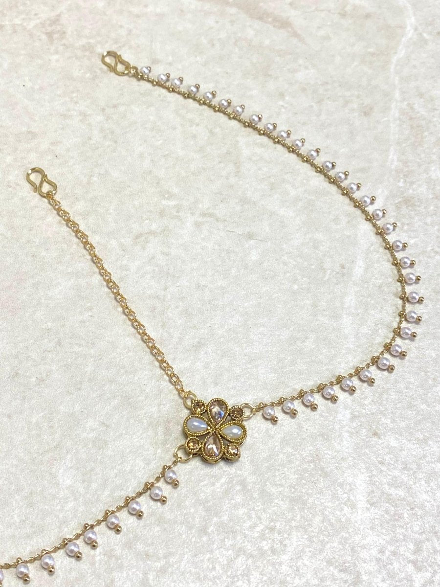 Simple Pearly Headchain - SOKORA JEWELSSimple Pearly Headchain