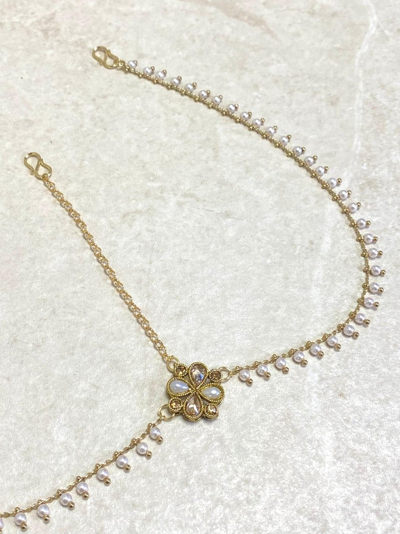 Simple Pearly Headchain - SOKORA JEWELSSimple Pearly Headchain