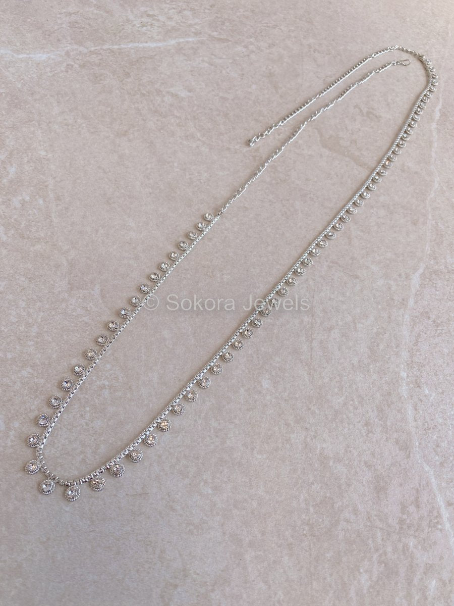 Simple Silver Waist chain - SOKORA JEWELSSimple Silver Waist chain