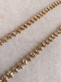 Simple Tear Drop Crystal Anklets - SOKORA JEWELSSimple Tear Drop Crystal Anklets