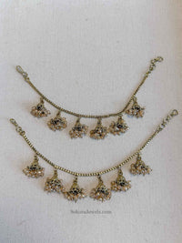 Single Line Jhumka Earring chains - SOKORA JEWELSSingle Line Jhumka Earring chainsEARRINGS