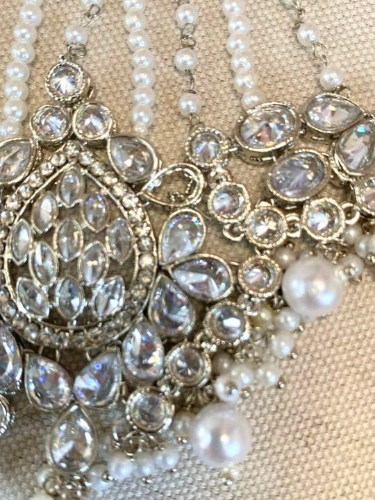 Slightly Faulty: Silver and Pearl Jhumar - SOKORA JEWELSSlightly Faulty: Silver and Pearl Jhumar