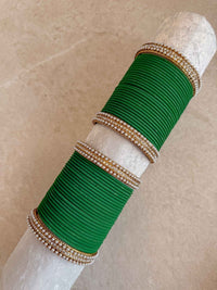 (Slightly Imperfect) 2.10 Green set - SOKORA JEWELS(Slightly Imperfect) 2.10 Green setBANGLES