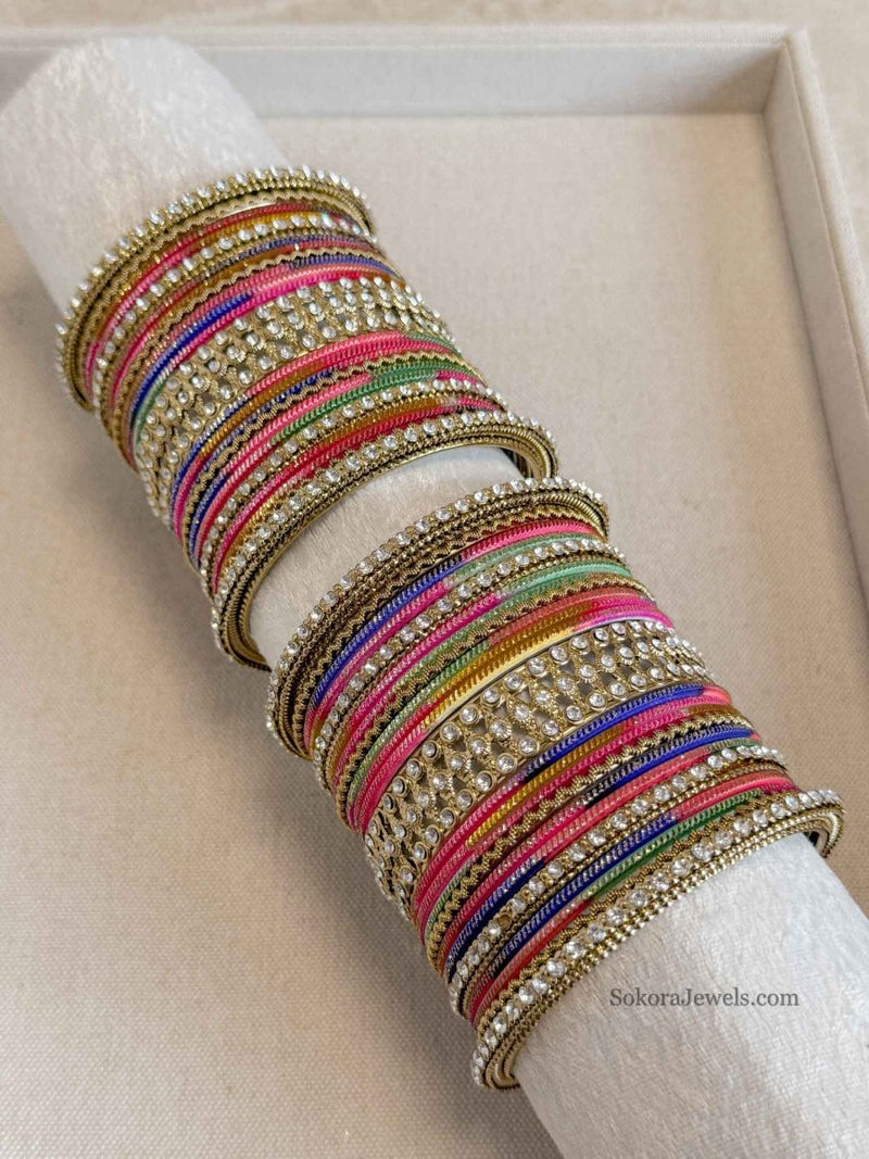 (Slightly Imperfect) 2.10 Multicolour set - SOKORA JEWELS(Slightly Imperfect) 2.10 Multicolour setBANGLES