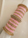 Slightly Imperfect: 2.4 Clearance Peachy Pink Bangle set - SOKORA JEWELSSlightly Imperfect: 2.4 Clearance Peachy Pink Bangle setBANGLES