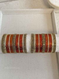 Slightly Imperfect: 2.6 Clearance Rusty Orange Bangle Set - SOKORA JEWELSSlightly Imperfect: 2.6 Clearance Rusty Orange Bangle SetBANGLES