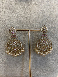 SLIGHTLY IMPERFECT: Afshah Necklace Set - Pink - SOKORA JEWELSSLIGHTLY IMPERFECT: Afshah Necklace Set - Pink