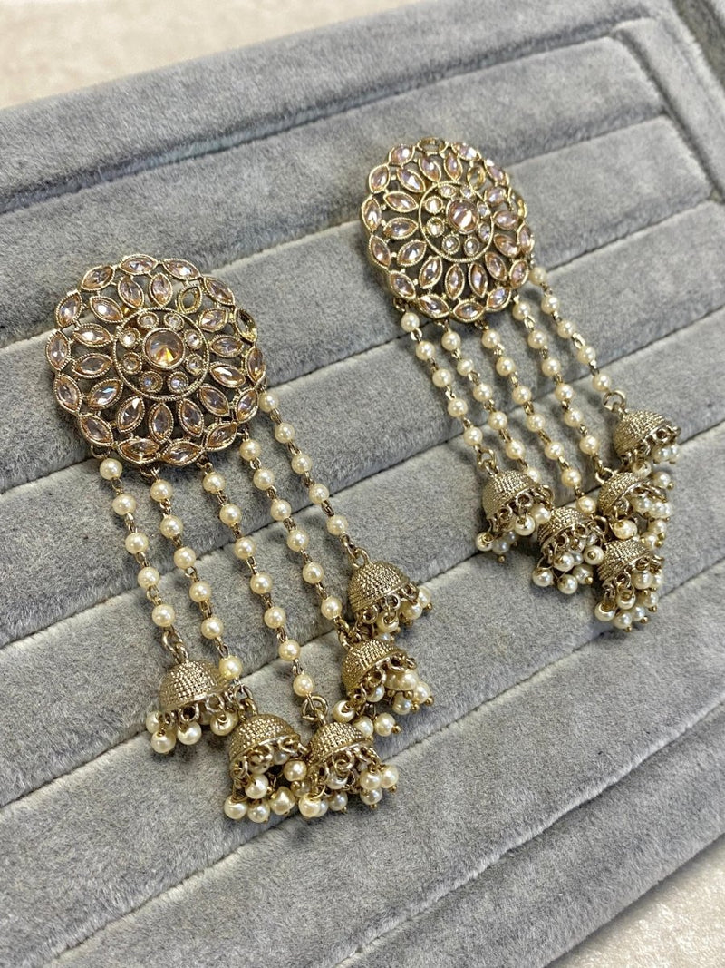 SLIGHTLY IMPERFECT: Antique Gold Earrings - SOKORA JEWELSSLIGHTLY IMPERFECT: Antique Gold Earrings - 