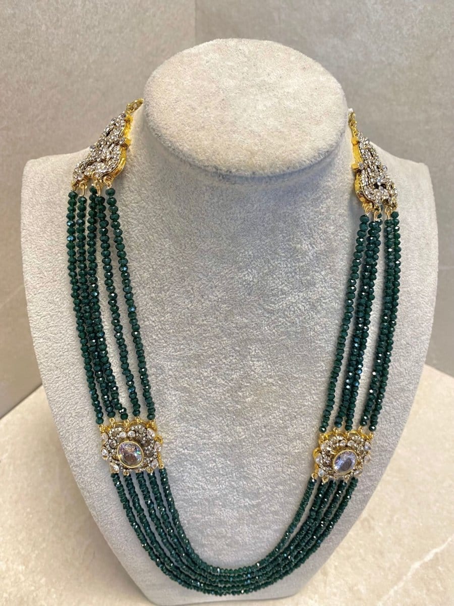 Slightly Imperfect: Antique Gold Haar - Deep Green - SOKORA JEWELSSlightly Imperfect: Antique Gold Haar - Deep Green