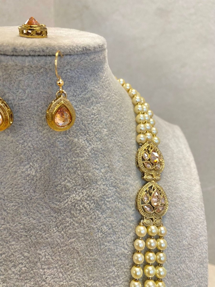 SLIGHTLY IMPERFECT: Antique Gold Mala Set - SOKORA JEWELSSLIGHTLY IMPERFECT: Antique Gold Mala SetChoker Sets