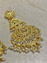 SLIGHTLY IMPERFECT: Bright Gold Earrings - Pearl - SOKORA JEWELSSLIGHTLY IMPERFECT: Bright Gold Earrings - Pearl