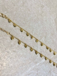 SLIGHTLY IMPERFECT: Golden Heart Themed Anklet - SOKORA JEWELSSLIGHTLY IMPERFECT: Golden Heart Themed Anklet