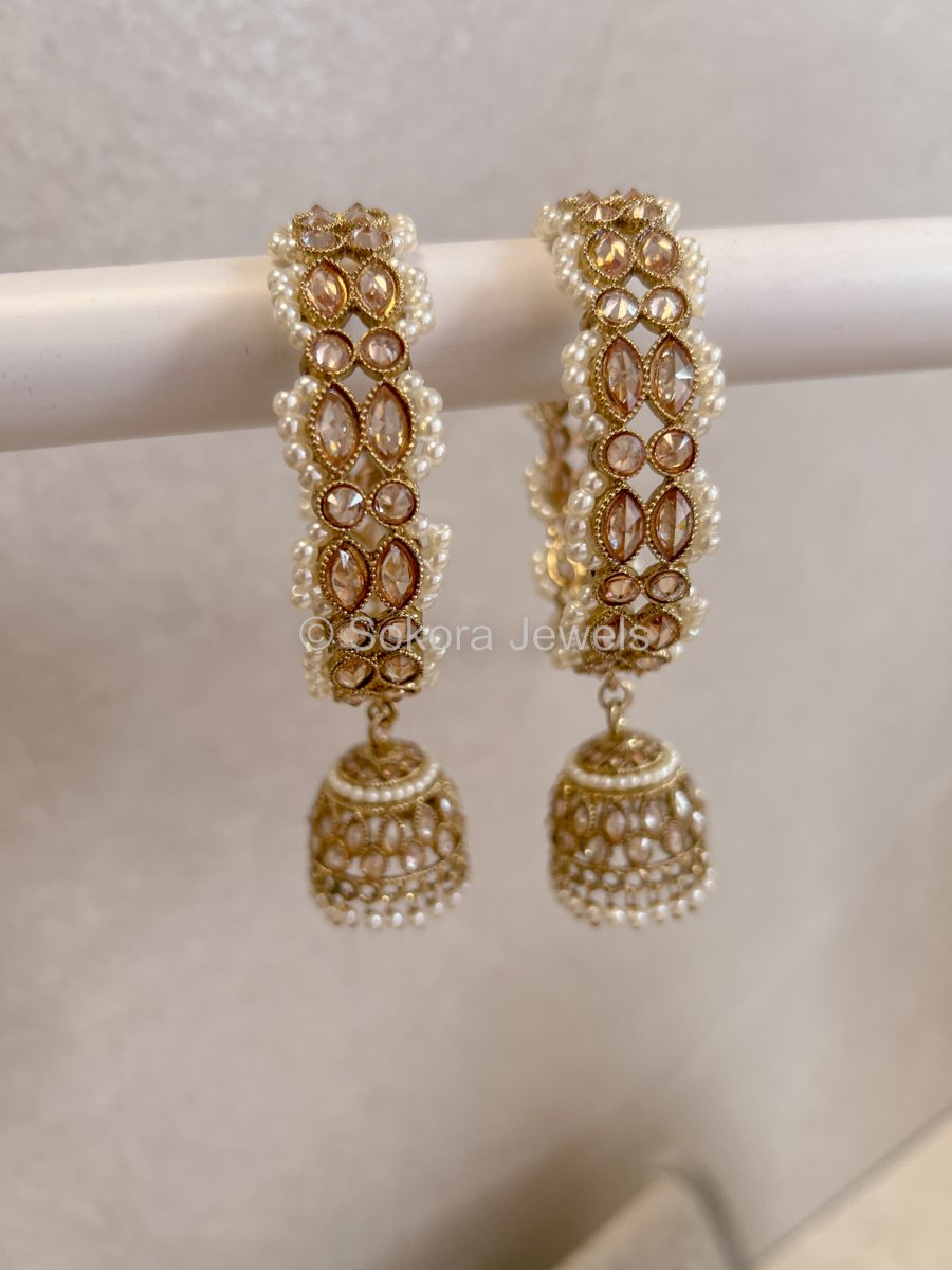 Slightly Imperfect Jhumka Bangles - SOKORA JEWELSSlightly Imperfect Jhumka BanglesBANGLES