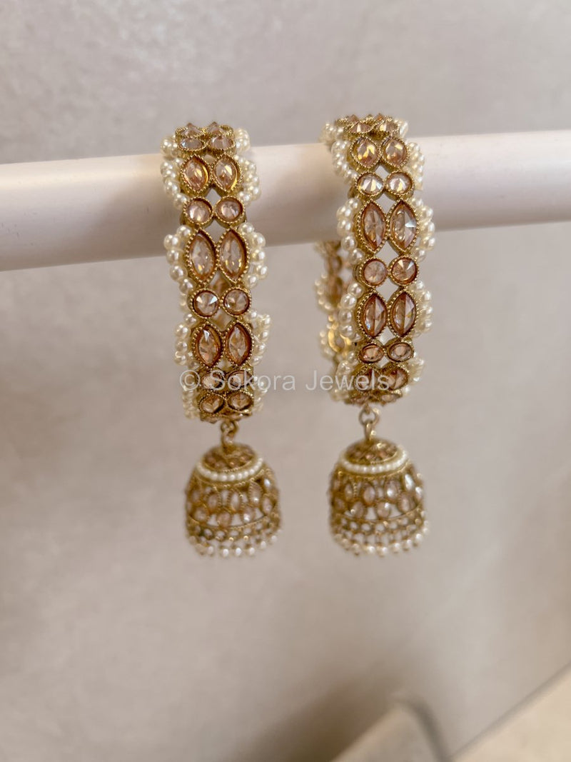 Slightly Imperfect Jhumka Bangles - SOKORA JEWELSSlightly Imperfect Jhumka BanglesBANGLES