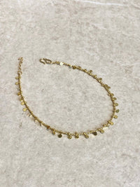 SLIGHTLY IMPERFECT: Liyana Golden Anklet - SOKORA JEWELSSLIGHTLY IMPERFECT: Liyana Golden Anklet