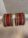 (Slightly Imperfect) Maroon Bangle set - SOKORA JEWELS(Slightly Imperfect) Maroon Bangle setBANGLES