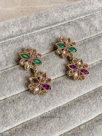 SLIGHTLY IMPERFECT: Multicolour Drop Earrings - 3 Options - SOKORA JEWELSSLIGHTLY IMPERFECT: Multicolour Drop Earrings - 3 Options