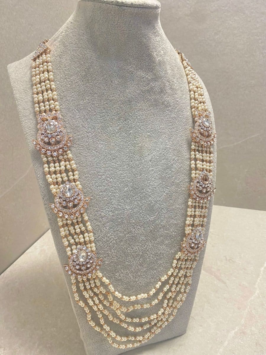 SLIGHTLY IMPERFECT: Rose Gold Long Necklace - SOKORA JEWELSSLIGHTLY IMPERFECT: Rose Gold Long Necklace