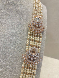 SLIGHTLY IMPERFECT: Rose Gold Long Necklace - SOKORA JEWELSSLIGHTLY IMPERFECT: Rose Gold Long Necklace