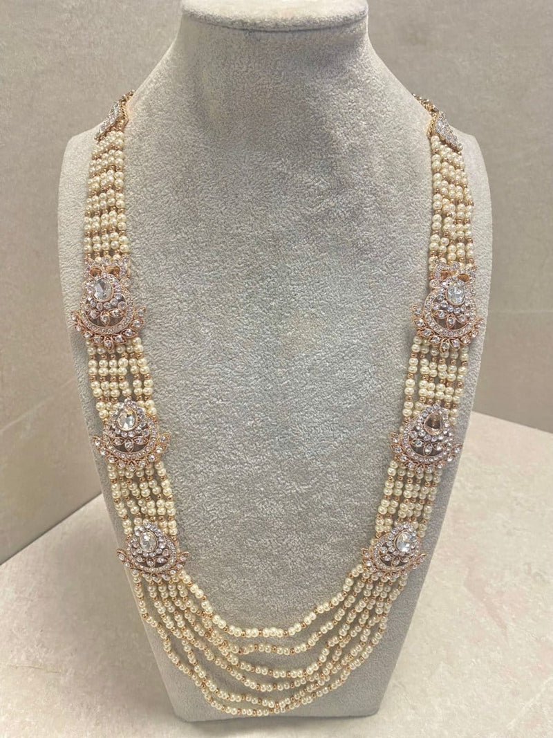 SLIGHTLY IMPERFECT: Rose Gold Long Necklace - SOKORA JEWELSSLIGHTLY IMPERFECT: Rose Gold Long Necklace