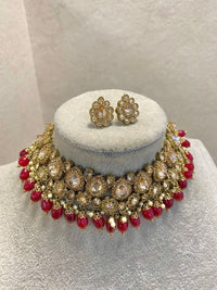 SLIGHTLY IMPERFECT: Ruby Necklace Set - SOKORA JEWELSSLIGHTLY IMPERFECT: Ruby Necklace Setcustom