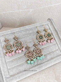 SLIGHTLY IMPERFECT: Rupali Pastel Drop Earrings - 3 Colour Options - SOKORA JEWELSSLIGHTLY IMPERFECT: Rupali Pastel Drop Earrings - 3 Colour Options