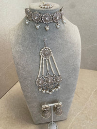 SLIGHTLY IMPERFECT: Silver Choker Set - SOKORA JEWELSSLIGHTLY IMPERFECT: Silver Choker SetChoker Sets