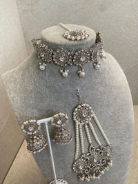 SLIGHTLY IMPERFECT: Silver Choker Set - SOKORA JEWELSSLIGHTLY IMPERFECT: Silver Choker SetChoker Sets