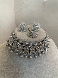 SLIGHTLY IMPERFECT: Silver Choker Set - SOKORA JEWELSSLIGHTLY IMPERFECT: Silver Choker SetChoker Sets