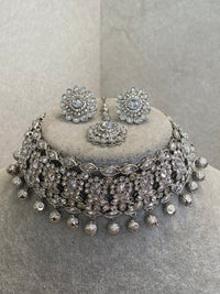 SLIGHTLY IMPERFECT: Silver Choker Set - SOKORA JEWELSSLIGHTLY IMPERFECT: Silver Choker SetChoker Sets