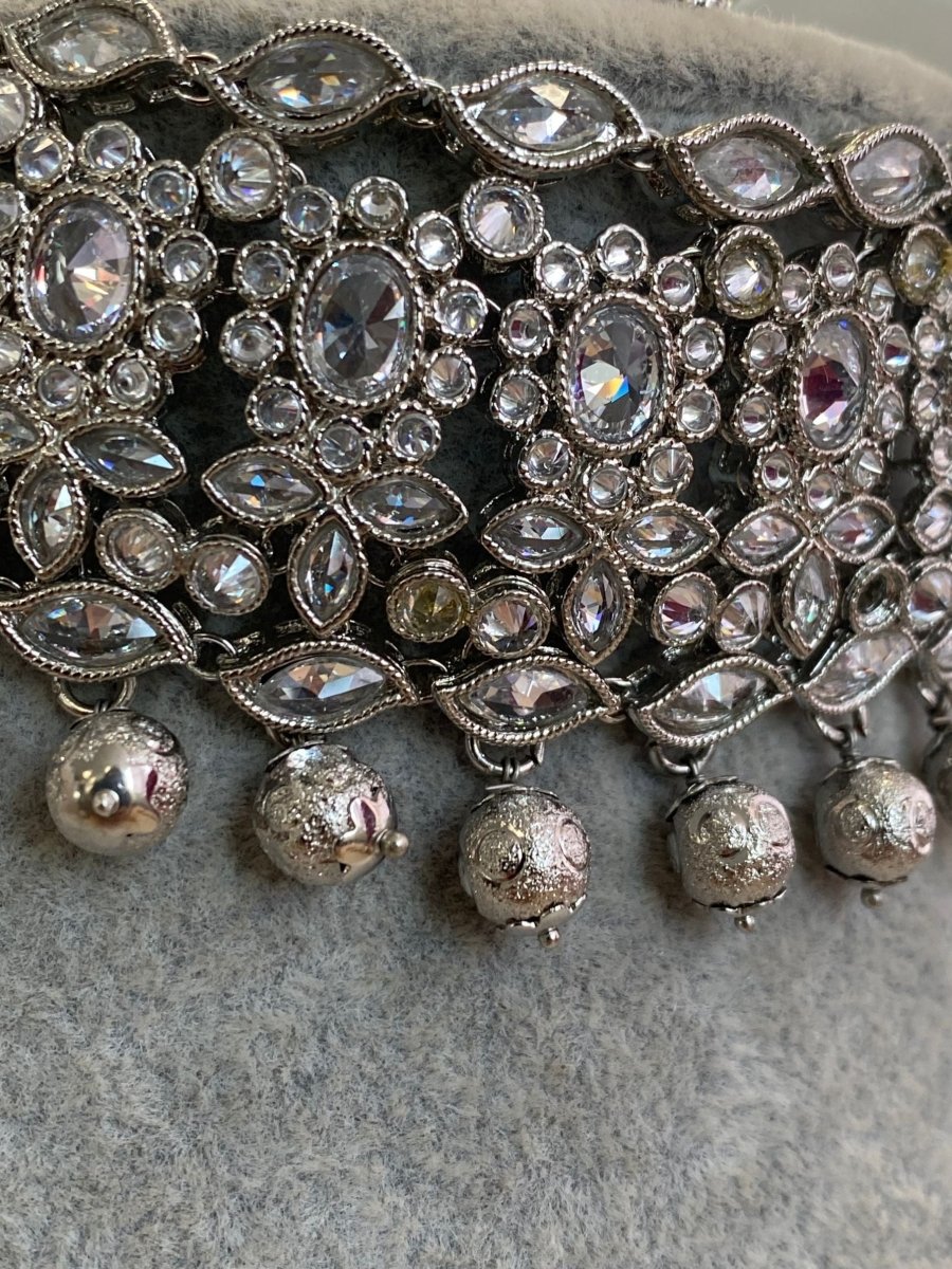 SLIGHTLY IMPERFECT: Silver Choker Set - SOKORA JEWELSSLIGHTLY IMPERFECT: Silver Choker SetChoker Sets